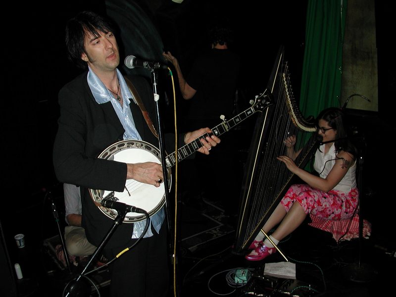 With Buddy Woodward at the old Knitting Factory, Leonard St, NYC