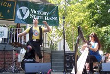 Dance and Celtic harp at the Westerleigh Folk Festival